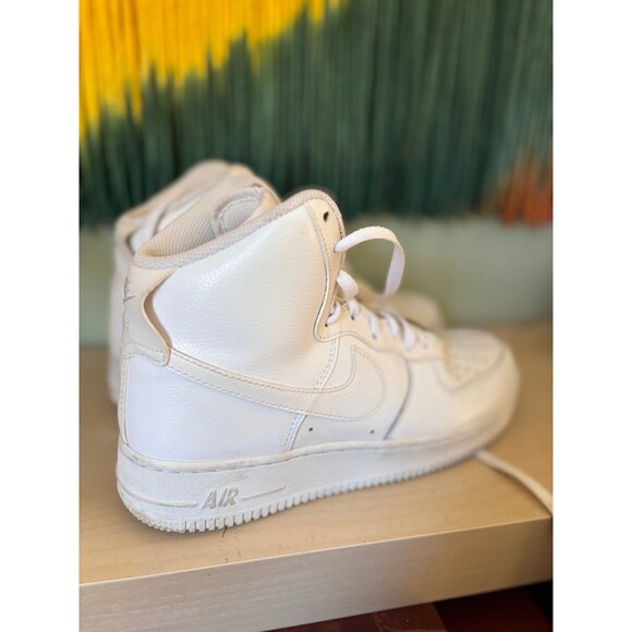 Nike AF1 white high top sneakers - Picture 9 of 10